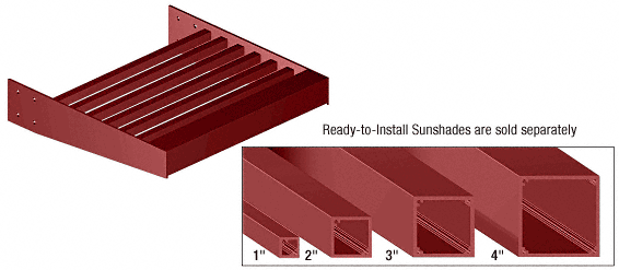 C.R. Laurence CRL Newlar Painted 2&quot; x 2&quot; Square Tube Blade - 146&quot; | AXS2NL