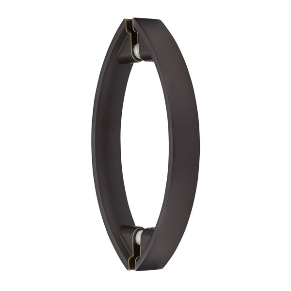 Aria 6&quot; Center-to-Center Back-to-Back Double Sided Pull - Oil Rubbed Bronze (Medium) | A6DPORBM