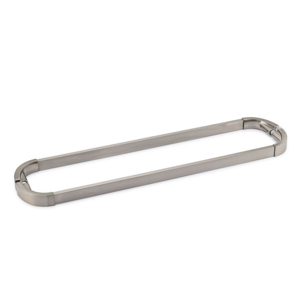 Aria 24&quot; Cuttable Back-to-Back Double Sided Towel Bar - Brushed Nickel | A24DTBBN
