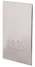 C.R. Laurence CRL Polished Stainless End Cap for B5L Series Low Profile Base Shoe | B5LECPS