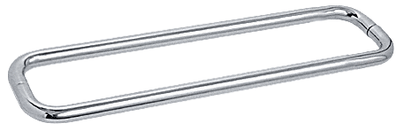 CRL Polished Chrome 24&quot; BM Series Back-to-Back Towel Bar Without Metal Washers | BMNW24X24CH