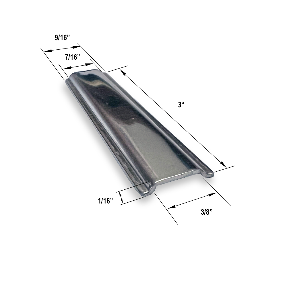 Shower Door Stainless Steel Strike Plate with Screws for Pivot Shower Door Handles with Magnets | BWSP3
