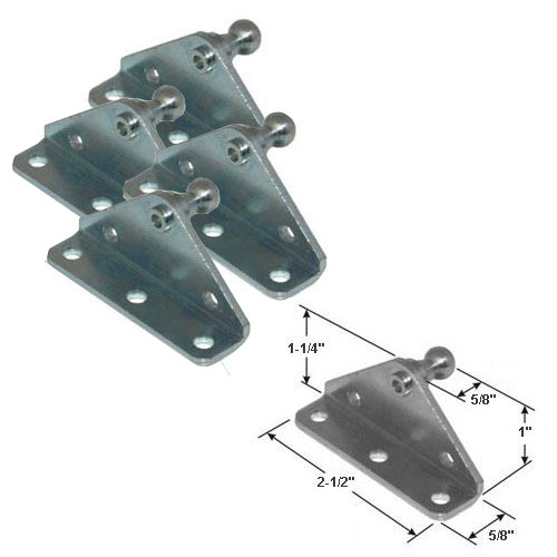 10MM Ball Stud Bracket for Gas Prop/Strut - Set of Two  | GPB14