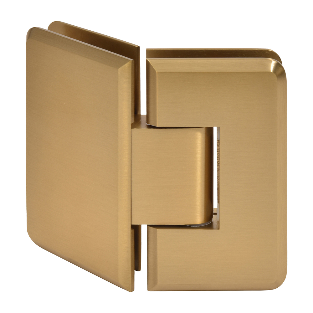 CRL Cologne 045 Series Modern Gold 135&amp;#176; Glass-to-Glass Hinge | C0L045MG