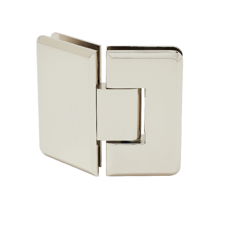 CRL Cologne 045 Series Polished Nickel 135&amp;#176; Glass-to-Glass Hinge | C0L045PN