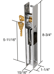 Sliding Glass Patio Door Hardware&#0058; Mortise Locks, Handles Sets, Pulls | C1050
