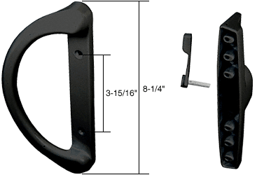 Sliding Glass Patio Door Hardware&#0058; Mortise Locks, Handles Sets, Pulls | C1224