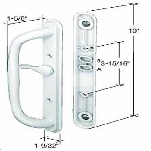 Sliding Glass Patio Door Hardware&#0058; Mortise Locks, Handles Sets, Pulls | C1289