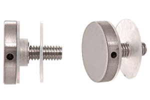 C.R. Laurence CRL Brushed Stainless Standoff Cap Assembly for 1-1/4&quot; Standoff Base | CAP114BS