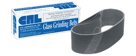 C.R. Laurence CRL 3&quot; x 18&quot; 400 Grit Portable Glass Grinding Belts | CRL3X18400X
