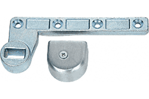 C.R. Laurence CRL 3/4&quot; Offset Brushed Stainless Finish Right Hand (LHRB) Bottom Arm for use with Floor Closers  | CRL9079BS