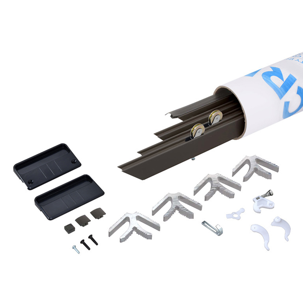 CRL Bronze 49&quot; x 81&quot; K.D. Screen Door Kit- Steel Rollers | PS13448BRZ