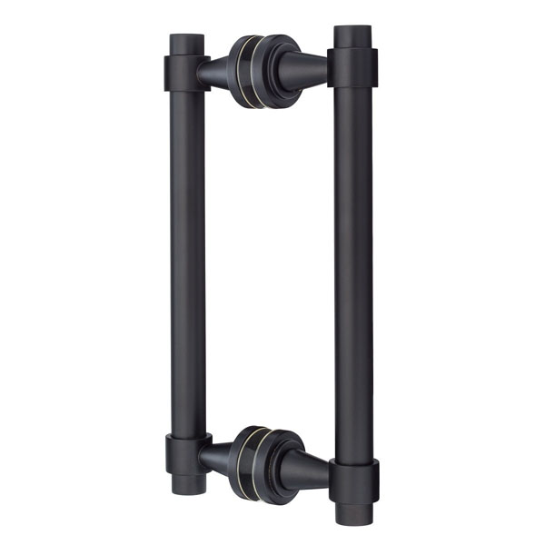 Concerto 12&quot; Back-to-Back Double Sided Pull - Matte Black | N12DPMB