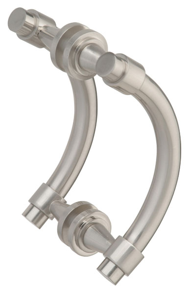 Concerto 6&quot; Back-to-Back Double Sided Offset Pull - Brushed Nickel | C6DOPBN