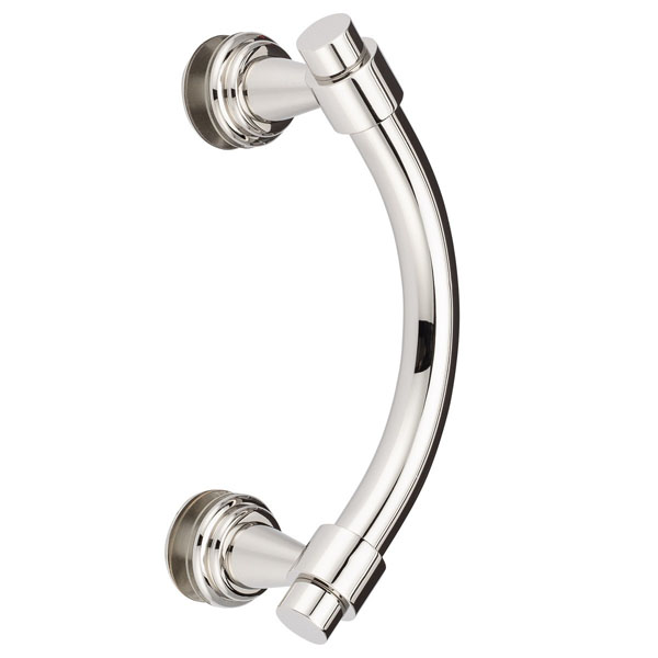Concerto 6&quot; Center-to-Center Single Sided Offset Pull - Polished Nickel | C6SOPPN