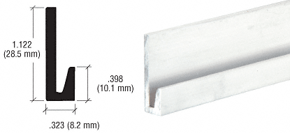 C.R. Laurence CRL Mill &quot;J&quot; Hanger Cleat - 12 ft Long | D625N