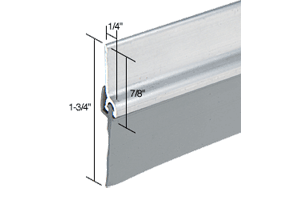 CRL 36&quot; Aluminum with Vinyl Door Sweep | DB005AV36