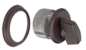 C.R. Laurence CRL Dark Bronze Finish Thumbturn Mortise Cylinder | DL2178DU