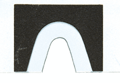 C.R. Laurence CRL Template for GCB188 Traditional Movable Glass-To-Glass Transom Glass Clamps | DNS1TB