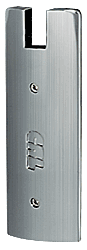 C.R. Laurence CRL Brushed Stainless End Caps For 6&quot; Square for CRL Wedge-Lock Door Rail System | DREC6SBS