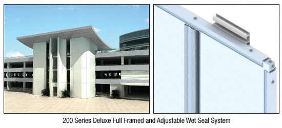 C.R. Laurence CRL Custom Silver Metallic Deluxe Series Wall Panel System | DWS200CSM