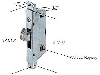 Patio Door Hardware | Patio Door Locks | Mortise Locks  | E2008