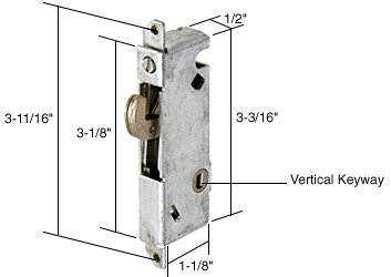 Patio Door Hardware | Patio Door Locks | Mortise Locks  | E2012