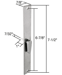 C.R. Laurence CRL 7-1/2&quot; Thumbturn; 6-7/8&quot; Screw Holes | E2033
