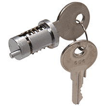 Strybuc Industries Cylinder Lock for 1-1/8&quot; to 1-1/4&quot; Doors, Wafer Type | E2087