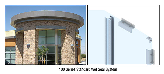 C.R. Laurence CRL Custom Mill Standard Series Wall Panel System | EWS100CM