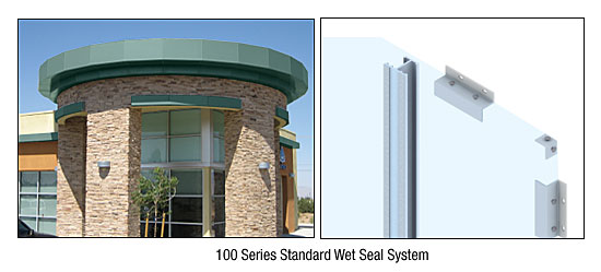 C.R. Laurence CRL Custom Kynar Painted Standard Series Wall Panel System | EWS100CKN