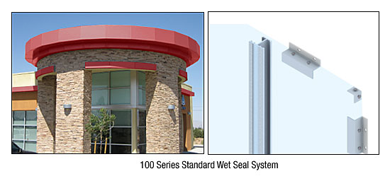 C.R. Laurence CRL Custom Newlar Painted Standard Series Wall Panel System | EWS100CNL