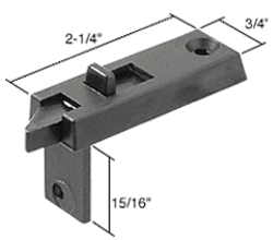 C.R. Laurence Black Tilt Window Latch for Better Bilt - Package | F2628