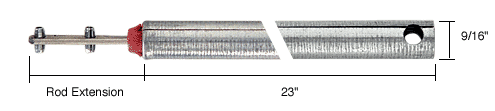 C.R. Laurence CRL 23&quot; Tubular Spiral Tilt Window Balance with Red Bushing | FH2320