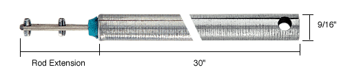 C.R. Laurence CRL 30&quot; Tubular Spiral Tilt Window Balance with Blue Bushing | FH3030