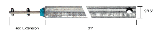 C.R. Laurence CRL 31&quot; Tubular Spiral Tilt Window Balance with Blue Bushing | FH3130