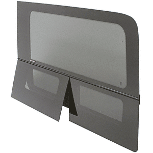 CRL-Automotive CRL 2007&#0043; OEM Design All Glass Look Sprinter Van Dual-Vent Driver Side Rear Quarter Panel Window for 170&quot; Wheel Base Van | FW623L
