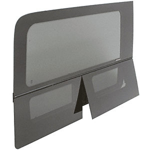 CRL-Automotive CRL 2007&#0043; OEM Design All Glass Look Sprinter Van Dual-Vent Passenger Side Rear Quarter Panel Window for 170&quot; Wheel Base Van | FW623R