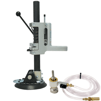 C.R. Laurence CRL Vacuum Cup Base, Drill Stand, and Belgian Drill Water/Coolant Adapter  | G0656
