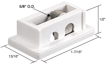 Sliding Window Roller with 5/8&quot; Steel Wheel for Acorn Series 2100 thru 2300 New Style Windows |  G3059 | G3059