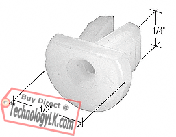 1/2&quot; Diameter Sliding Window Guide for Guaranteed Products - Package | G3142 | G3142