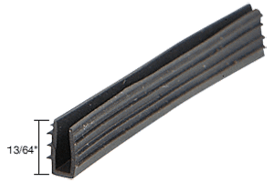 C.R. Laurence CRL Glazing Vinyl; 13/64&quot; Channel Depth 9/64&quot; to 11/64&quot; Metal Opening - 1000 ft Roll | GC115M