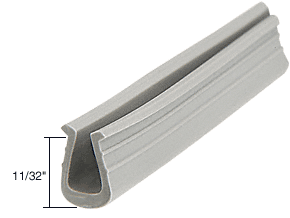 C.R. Laurence CRL Glazing Vinyl; 11/32&quot; Channel Depth 5/16&quot; Metal Opening - 1000 ft Roll | GC728M