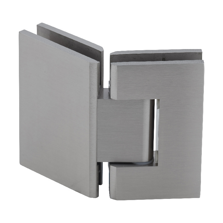 CRL Geneva 545 Series Brushed Nickel 135&amp;#176; Glass-to-Glass Hinges | GEN545BN