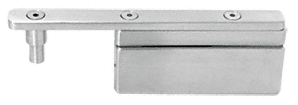 C.R. Laurence CRL Brushed Stainless Glass-to-Glass Gate Pivot Patch | GGP12BS