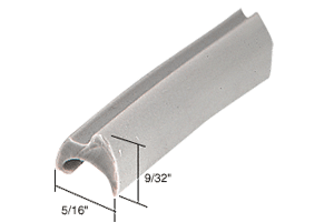 C.R. Laurence CRL Gray 5/16&quot; Wide Glazing Spline - 1000 ft Roll | GS118M