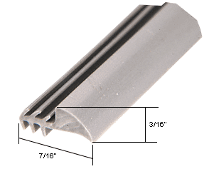 Strybuc Industries CRL Gray Universal Glazing Spline - 1000 ft Roll | GS301M
