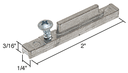 C.R. Laurence CRL 3/8&quot; Spiral Balance Pivot Bar - Bulk Package | H3897B