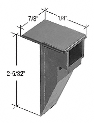C.R. Laurence CRL 2-5/32&quot; Nylon Sash Cam for Acorn Windows Bulk - 25 Pack | H3940B