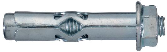 Hilti HLC Sleeve Anchor - Carbon Steel - Hex Nut - HLC-HX 1/2&quot; x 2-1/4&quot; - 338101 - Box of 400 | HLCHXCS12214B